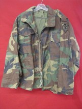 Vintage Cold Weather Field U.S Army Military Coat Zip Up Camo - $59.39