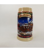 2003 &quot;Old Town Holiday&quot; Budweiser Christmas Beer Stein Clydesdale CS560 ... - £8.01 GBP