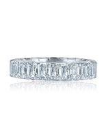 Emerald Cut Laborgezüchteter Diamant Voller Ewigkeit Band 14k Gold 3,50-... - $2,345.81+