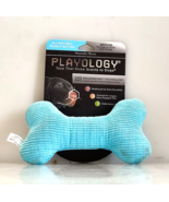 Playology Dogs Plush Squeaky Bone Play Toy Peanut Butter Medium 15-35 lb... - $14.65