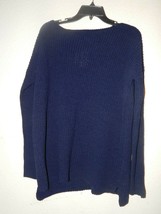 NEW BB Dakota NWT  Boatneck Sweater Blue L - $28.71
