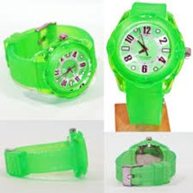 NEW Tendence 02013011 Women&#39;s Neon Green Color Hi-Tech Polycarbonate Tough Watch - £27.86 GBP