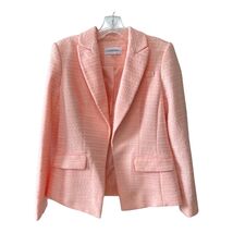 Calvin Klein Pink Tweed Blazer Jacket Women’s Size 4 - $36.00