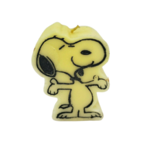 4&quot; Vintage Snoopy Thick Wax Candle Never Used P EAN Uts Collectable - $37.05