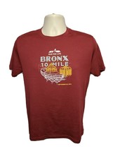 2014 NYRR New York Road Runners Bronx 10 Mile Run Mens Small Burgundy Je... - £14.01 GBP