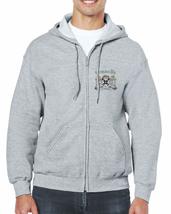 Connolly Irish Coat of Arms Full Zip Hoodie - Ash - $36.00