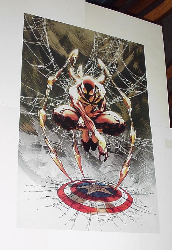 Spider-Man Poster #73 Iron Spider Civil Michael Turner MCU Infinity War Movie - £24.10 GBP