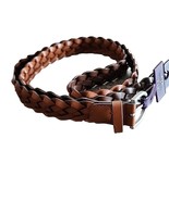 Ava &amp; Viv™ ~ Size 1X (XL)~ BROWN ~ Braided Belt ~ Buckle ~ Faux Leather - $20.46 CAD