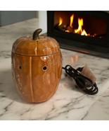 Scentsy Mid Size Pumpkin Warmer Retired Fall Autumn Thanksgiving 2010 *read - $24.74