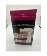 4-in-1 Electric Sonic Facial and Body Cleansing Brush Set - $460.71 MXN