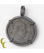 Roman Antique Silver Coin Bezel Pendant, 2.0 Gr / 1.9CM-
show original t... - $4,019.42 MXN