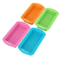 Silicone Mini Loaf Pans For Baking, Mini Cake Pans, 4.5 Inch Mini Loaf P... - $24.99