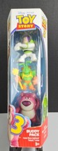 Toy Story 3 Buddy Pack Laser Buzz Lightyear, Twitch, &amp; Lotso Disney Pixar New! - £15.56 GBP