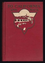 1904 Vtg Higgins To California &amp; Back Yosemite Folding Map Western Travelogue [H - £122.94 GBP