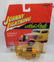 2000 Johnny Lightning Hot Rods 1927 T-Roadster Orange w/ fire diecast - $5.93