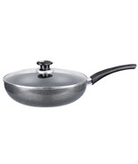 Brentwood Wok W/ Lid Aluminum Non-Stick 10 - $67.84 CAD