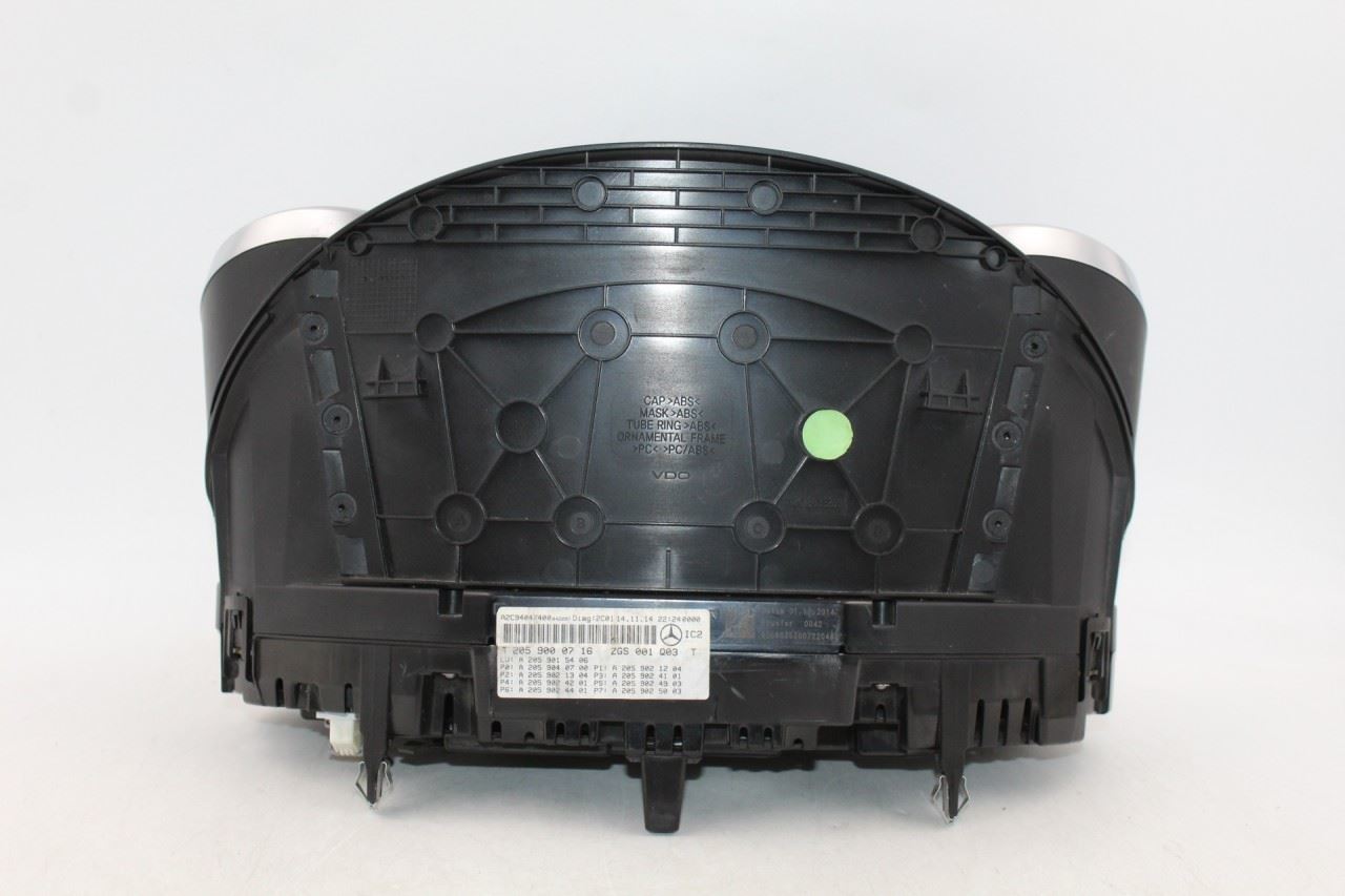 Speedometer 150K Miles 205 Type C300 MPH Fits 2015 MERCEDES C-CLASS OEM #38150 Item image 3