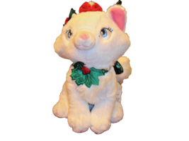 Disney Aristocats Santa&#39;s Little Helper Marie Christmas Cat Plush Stuffed Animal - £15.97 GBP