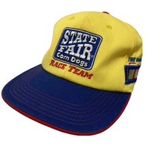 Vintage State Fair Brand Corn Dogs Cap Hat Nascar Racing Team Adjustable - £17.46 GBP