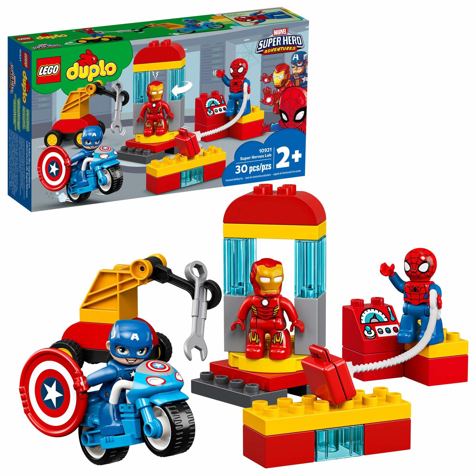 LEGO DUPLO Super Heroes Lab 10921 Marvel Avengers Superheroes Constructi... - $91.20