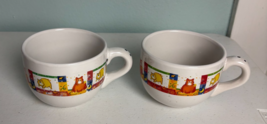 Royal Norfolk Cat Coffee Mugs Set of  2 Microwave and Dishwasher Safe 12... - $24.10