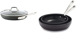 All-Clad HA1 Hard Anodized Nonstick 12&quot; Fry pan with Lid and 8&quot; and 10&quot; ... - £80.89 GBP