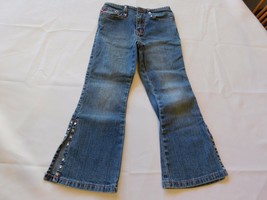 Zana-Di Jeans Youth Girls Pants Denim Jeans Blue Size 5 Bling GUC Pre-owned - $15.43