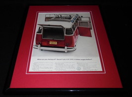 1962 VW Volkswagen Station Wagon 11x14 Framed ORIGINAL Vintage Advertise... - £34.94 GBP