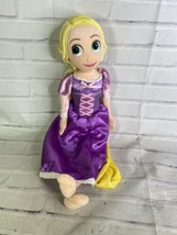 Disney Store Tangled Rapunzel Stuffed Plush Doll With Purple Dress - £13.88 GBP