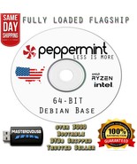Peppermint OS Flagship (Debian Base) Fully Loaded Bootable DVD – Latest ... - $7.91