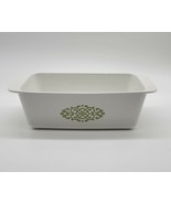 CORNING WARE P-315-B 2 QT. SHELL OIL GREEN MEDALLION  LOAF CASSEROLE DISH - $37.61