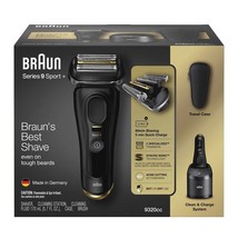 Braun Series 9 Electric Shaver Cl EAN &amp; Charge System Mens Razor Wet And Dry New - $219.99