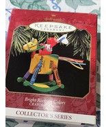 1997 Hallmark Keepsake Christmas Ornament Bright Rocking Horse Colors Cr... - $6.58 CAD