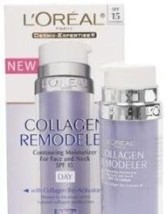 L&#39;oreal Collagen Remodeler &amp; Contouring Moisturizer for Face and Neck DAY With C - £36.62 GBP