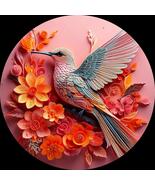 3D Hummingbird Coaster Clip Art 100 PNG Digital Download Bundle VOL 5 - $2.99