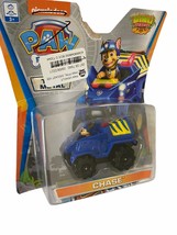 Paw Patrol - Chase - Dino Rescue True Metal Car Vehicle Spin Master New - £8.69 GBP