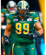 ROMAN REIGNS 8X10 PHOTO EDMONTON ESKIMOS FOOTBALL PICTURE CFL JOE ANOA&#39;I... - £3.81 GBP