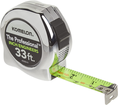 Komelon 433IEHV High-Visibility Professional Tape Measure Both Inch and ... - $26.07