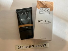 Laura Geller Cover Lock Cream Foundation Honey Full Size NIB - $11.87