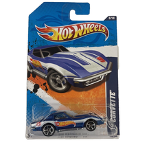 Hot Wheels HW Racing &#39;11 &#39;69 Blue Corvette Diecast - £5.40 GBP