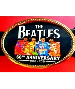 ***THE BEATLES***60th ANNIVERSARY COMMEMORATIVE Photo BUCKLE - NEW! - $17.77