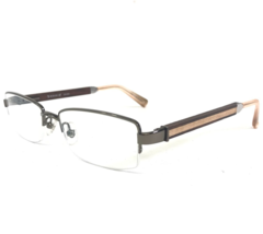 Chronic Eyeglasses Frames CH-010 COL.2 Brown Gunmetal Grey Titanium 53-17-140 - £74.57 GBP