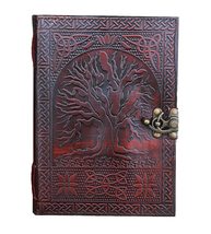 BnB 8&quot; Blank Leather Journal large diary travel writing pad sketch book ... - $36.00