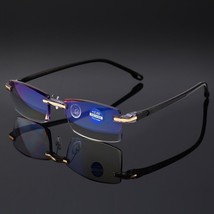 Gafas Lectura Alta Resistencia Antiluz Azul Portátiles Sin Montura Bifoc... - £21.95 GBP