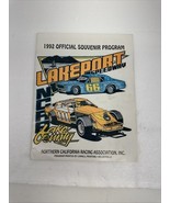 VTG 1992 Official Souvenir Program Lakeport Speedway Lake County - $362.91 MXN