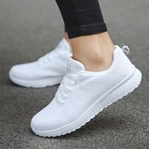 Sports Shoe Women Breathable Sneakers White 6.5 - £18.27 GBP