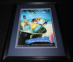 2001 Captain Morgan Parrot Bay Rum 11x14 Framed ORIGINAL Vintage Adverti... - £27.09 GBP