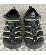 KEEN SHOES Youth Boys/ Girls Size 12/ EU 30 Classic Sandals ~ Black/Beige - £12.29 GBP