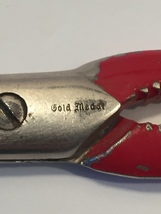 Vintage Gold Medal red-handled 8" kitchen utility scissors image 6