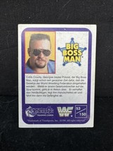 Big Bossman Autographed 1991 WWF Merlin Trading Card RARE JSA LOA - £559.67 GBP